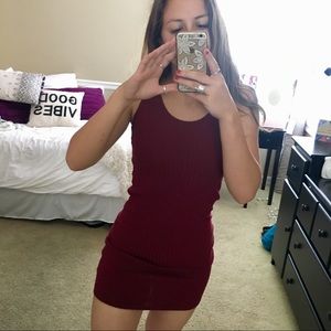 Red bodycon dress!
